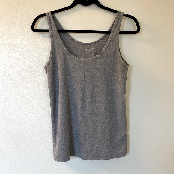 Old Navy | Gray Ribbed Tank | Size Large - Picture 1 of 5